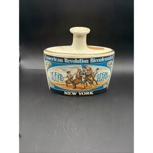 1976 Early Times American Revolution Bicentennial New York Whiskey Decanter (NF)
